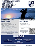 North American University Annual Golf Scramble | Quail Valley Golf & City Centre
