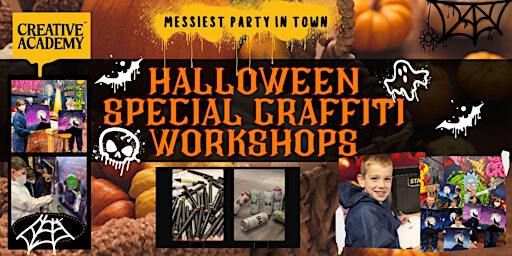 HALLOWEEN SPECIAL SPRAY PAINT GRAFFITI ART WORKSHOP (8+ YEARS) | Creative Academy