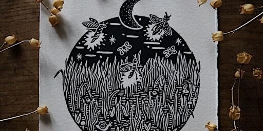 Lino printing workshop with Fleur Illustrates | West Street