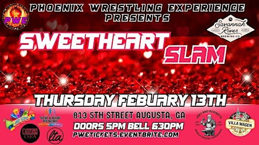 PWE Presents: Sweetheart Slam '25 | Savannah River Brewing Co.