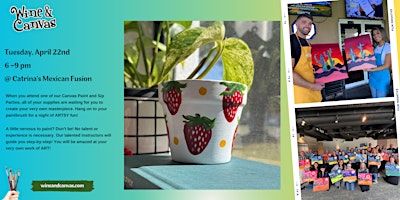 Orlando Paint Night – Flower Pots | Catrinas Mexican Fusion
