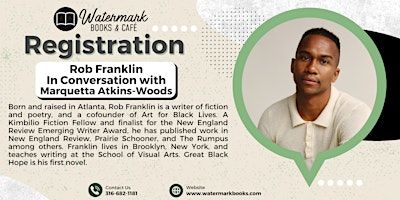 In Store Event with Rob Franklin | Watermark Books & Café