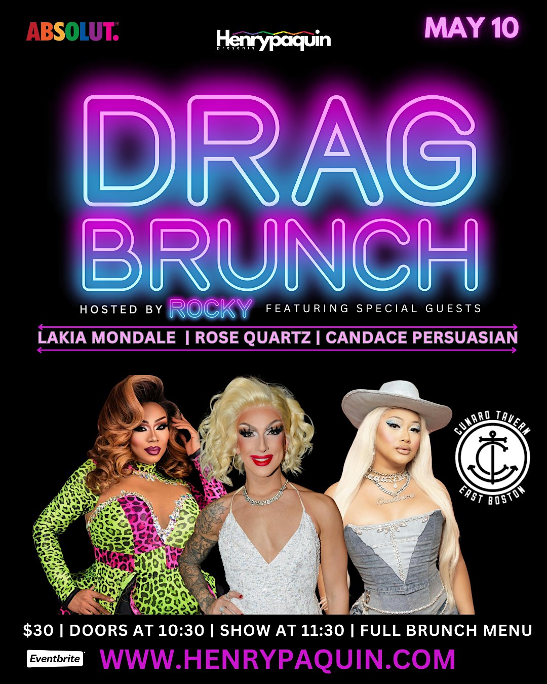 Drag Brunch @ Cunard Tavern | Cunard Tavern