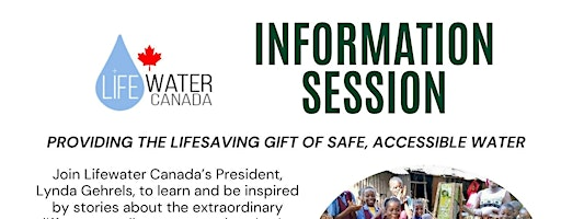 Lifewater Canada Information Session | 1030 Old Mill Rd