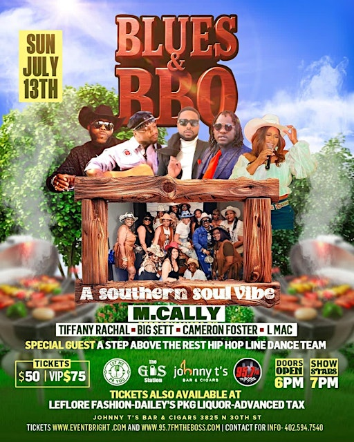 BLUES & BBQ  ‘ A Southern Soul Vibe’ feat. M.CALLY | Johnny T's