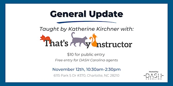 $10 November General Update (CLT) | DASH Carolina Real Estate