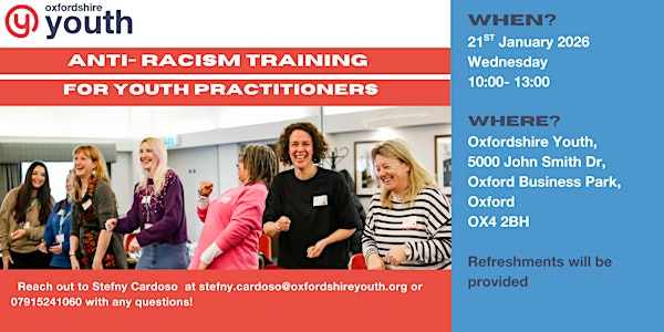 Be the Change : Anti- Racism Training | Oxfordshire Youth