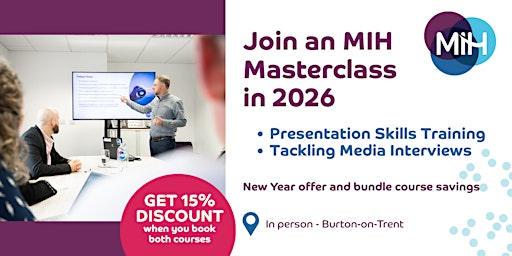 Presentation Skills and Tackling Media Interviews Training | MIH Group
