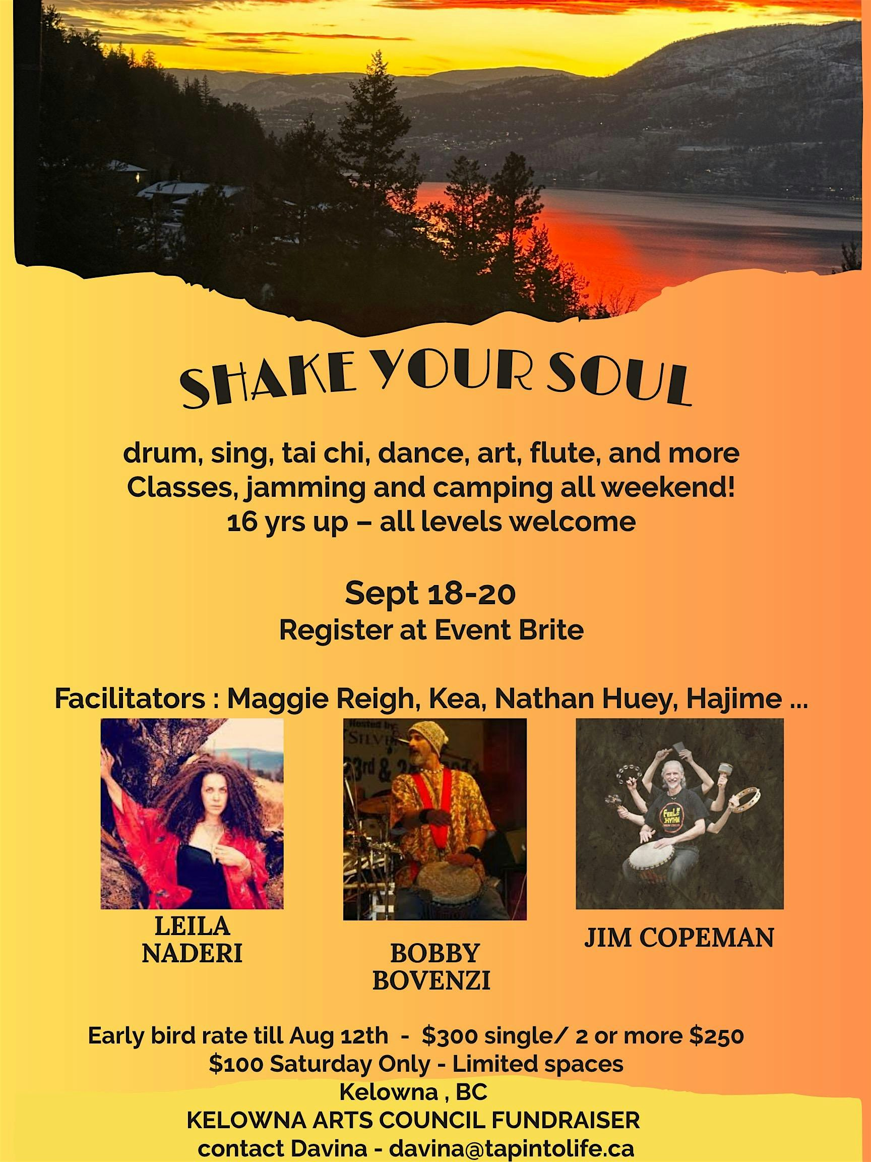 Shake Your Soul Weekend Camp with Music / Arts workshops for Adults | Camp Dunlop