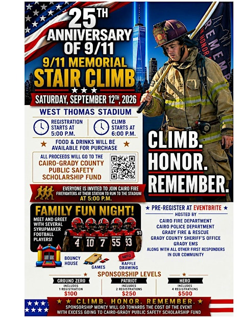Cairo-Grady County First Responders Stair Climb | Cairo High School
