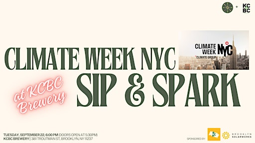 Sip & Spark: Circular Economy Edition | Kings County Brewers Collective