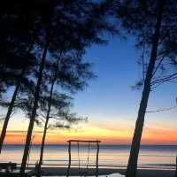 The tip of borneo & the starry night sky