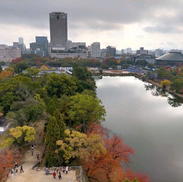 広島城　紅葉