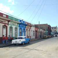 Picturesque neoclassical city in Cuba 