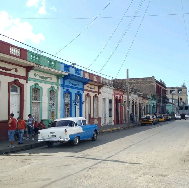Picturesque neoclassical city in Cuba 
