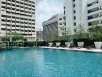 Turquoise swimming pool at Orchard Hotel