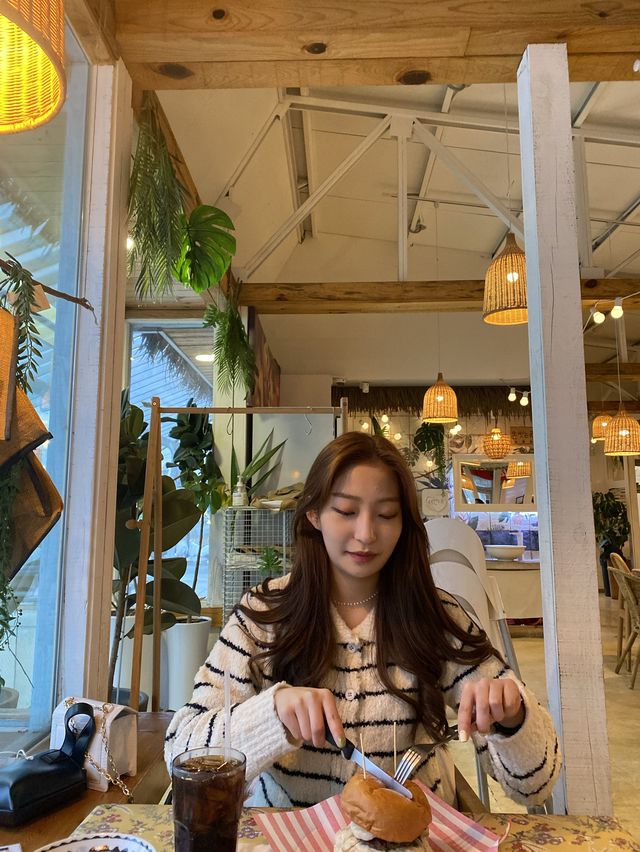 안목 해수욕장 수제버거 맛집 [피터콤마안목가게]