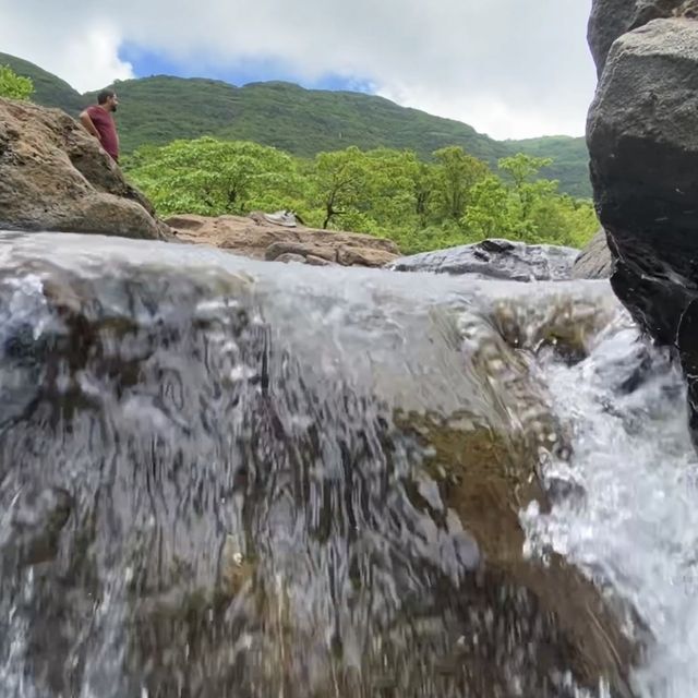 Palshe waterfall Tamini ghat in Pune 