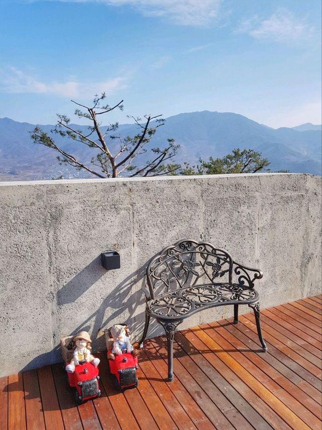 섬진강뷰가 아름다운 스타웨이하동 전망대 카페🏞