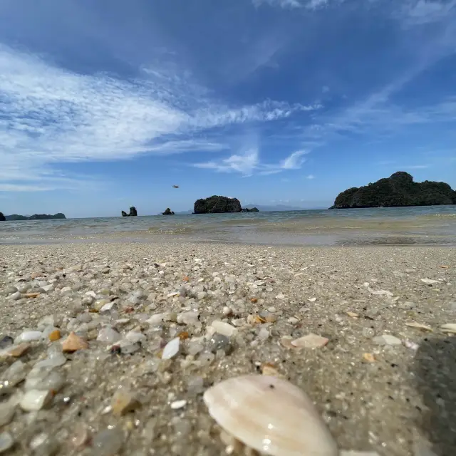 white sand in Langkawi!