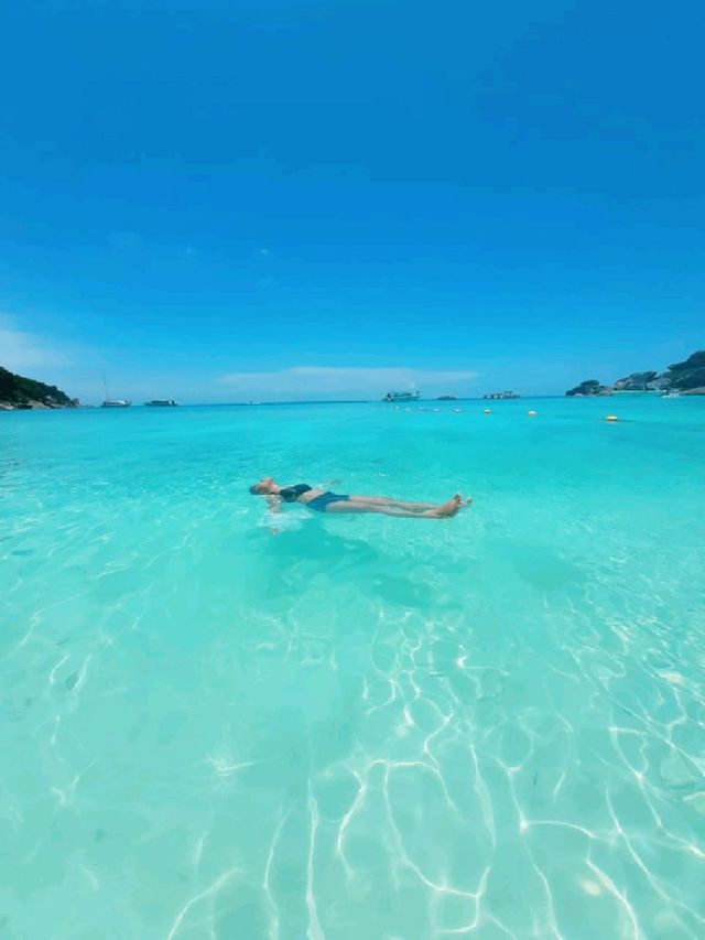 Beautiful Turquoise Water in Similan Island