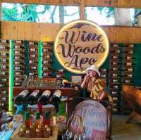 🍷 wine it up at Wine Woods Apo
