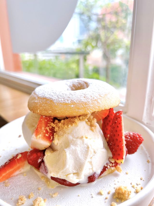 曼谷本地唔牌Cafe donut 店