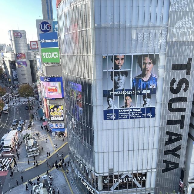 Affordable viewing deck at Shibuya  Affordable viewing deck at Shibuya