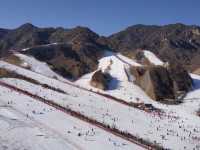 Catching a Ski at Huaibei Ski resort