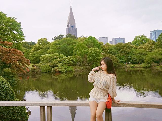 산책하기 좋은 도쿄 여행지 신주쿠교엔🌳