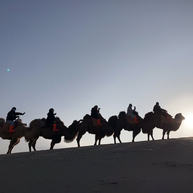 敦煌part1，感受广阔的沙漠及骑骆驼😜ོ😜ོ