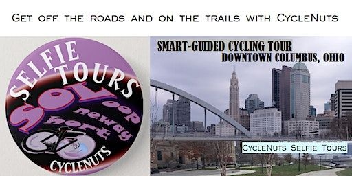 Columbus, Ohio Downtown Loop - Short Smart-guided Selfie Cycle Tour | CycleNuts Smart Guided Cycling Tour in downtown Columbus, Ohio