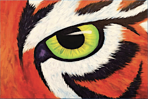 Eye of the Tiger Paint and Sip in Northside Cincinnati | Northside Print Shop