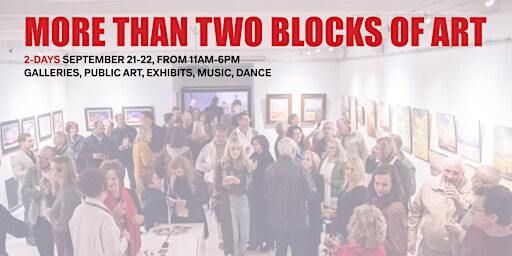More Than 2 Blocks of Art, September 21-22 | Market Street, 5th-9th