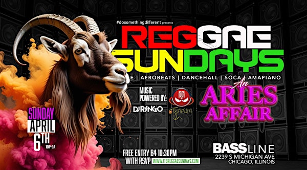 REGGAE SUNDAY: The #1 Caribbean Party In The City | BASSLINE || 2239 - CHICAGO