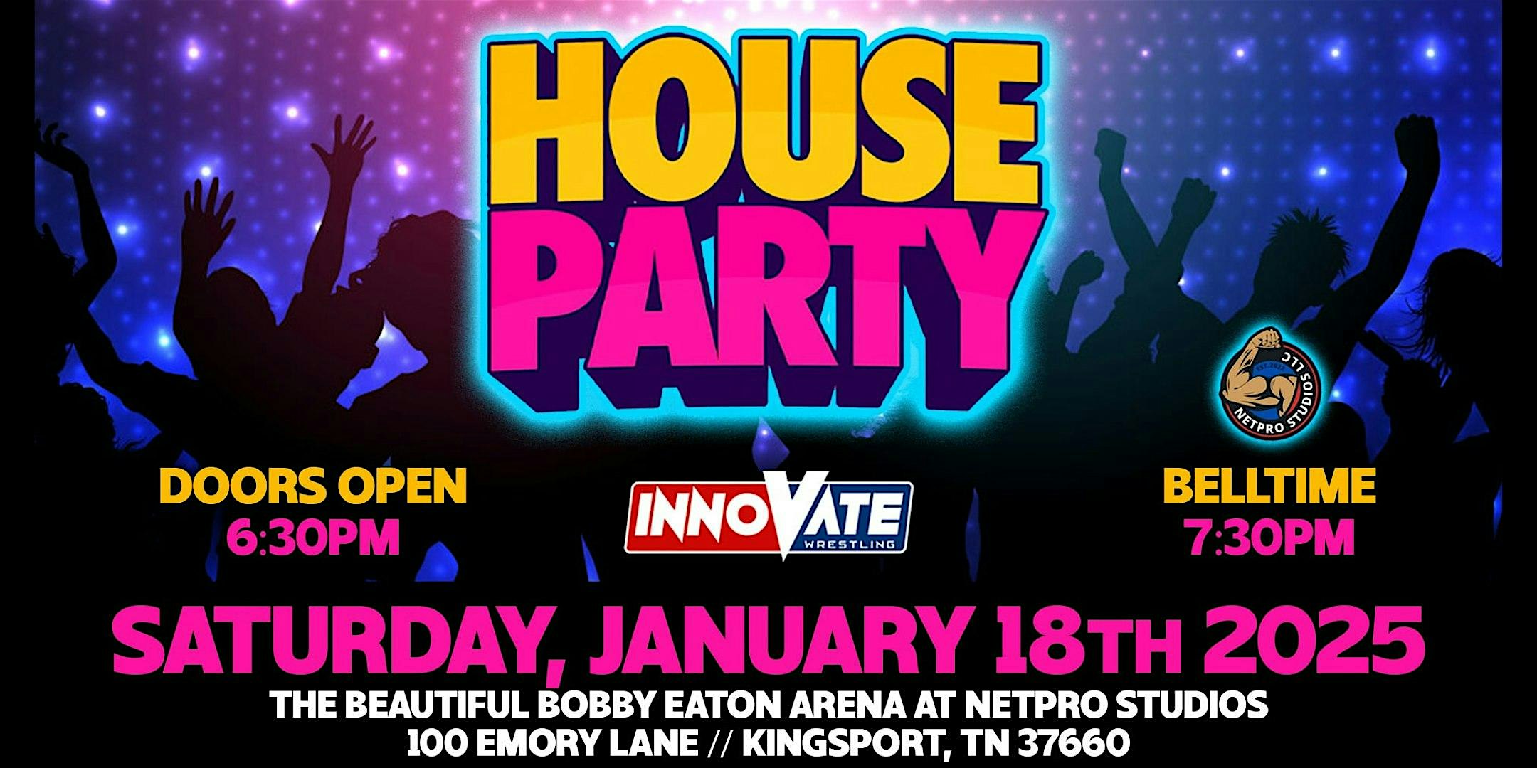 Innovate Wrestling House Party 2025 | NETPRO STUDIOS Pro Wrestling School