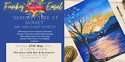 The Funky Easel Sip & Paint: The Alex in Felixstowe, Suffolk | The Alex Café Bar & Brasserie
