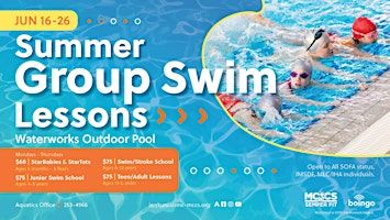 June Summer Group Swim Lessons | Water Works Pool