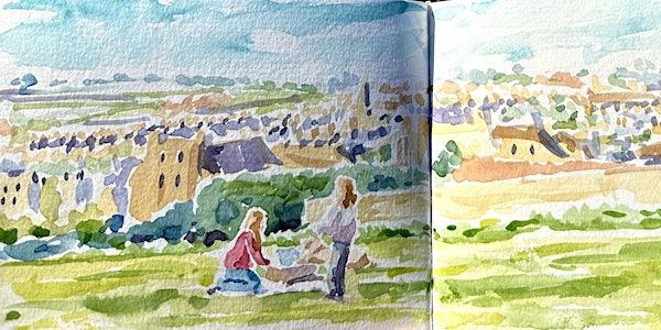 Watercolour in the Wild | Bathwick Meadow