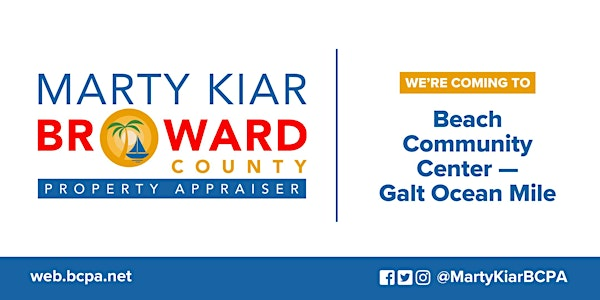 Broward County Property Appraiser at The Beach Community Center | Beach Community Center