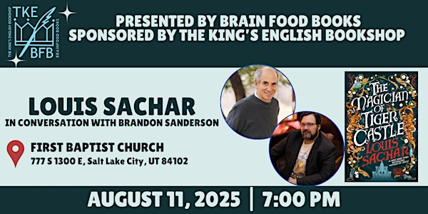 Louis Sachar | The Magician of Tiger Castle | First Baptist Church of Salt Lake City