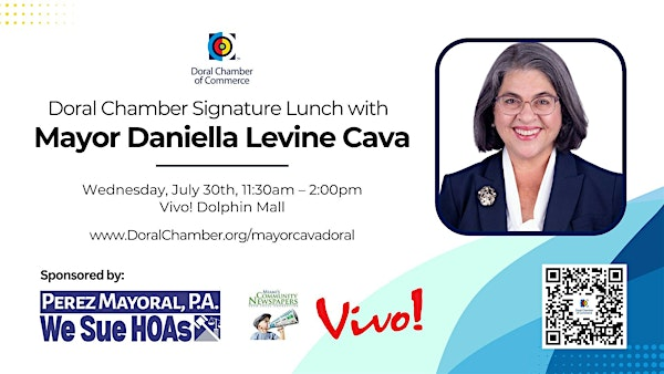 Doral Chamber Lunch with Mayor Daniella Levine Cava | Dolphin Mall