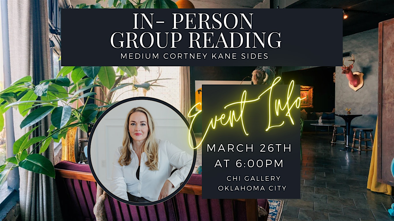 An Evening of Connection With Evidential Medium & Energetic Artist Cortney | chi gallery