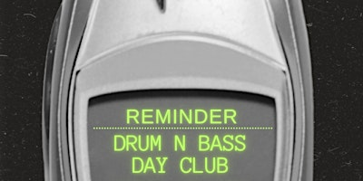 DRUM N BASS (OUTDOOR) DAY CLUB OVER 30'S SAT 23 MAY | Club Colette