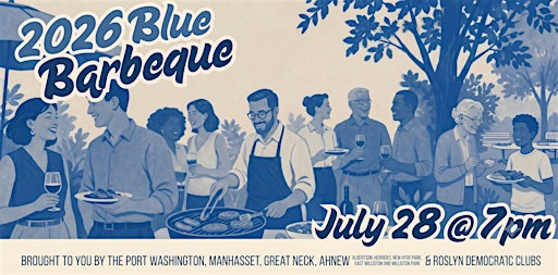 Democratic Clubs Blue BBQ on July 28th! | 15 Edgemere Dr