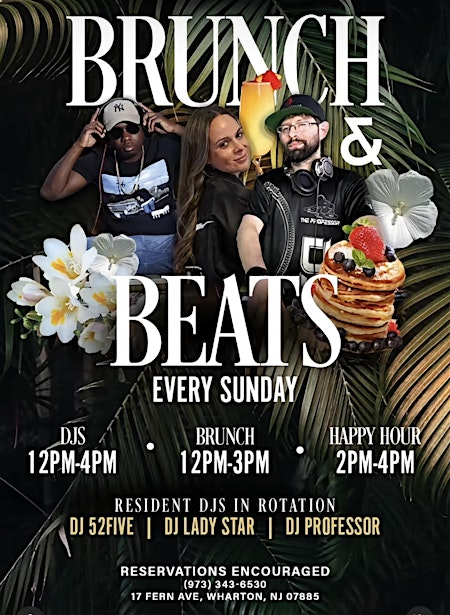 08/16/26 - Beats and Brunch Feat. THE PROFESSOR (Wharton, NJ) | White Owl Tavern