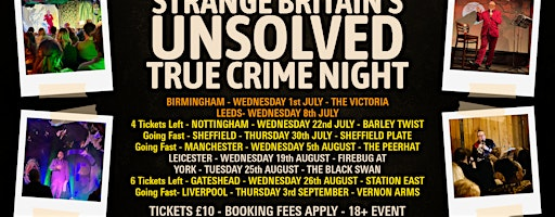 Gateshead - Strange Britain’s Unsolved - True Crime Night | Station East