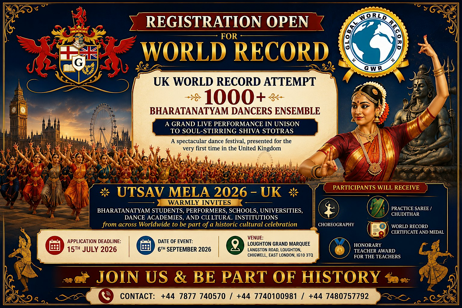 GCL Utsav Mela 2026 - UK | Loughton Grand Marquee