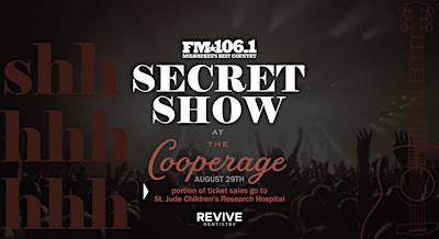 FM106.1 Secret Show | The Cooperage Milwaukee