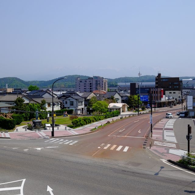 古い街並みの糸魚川